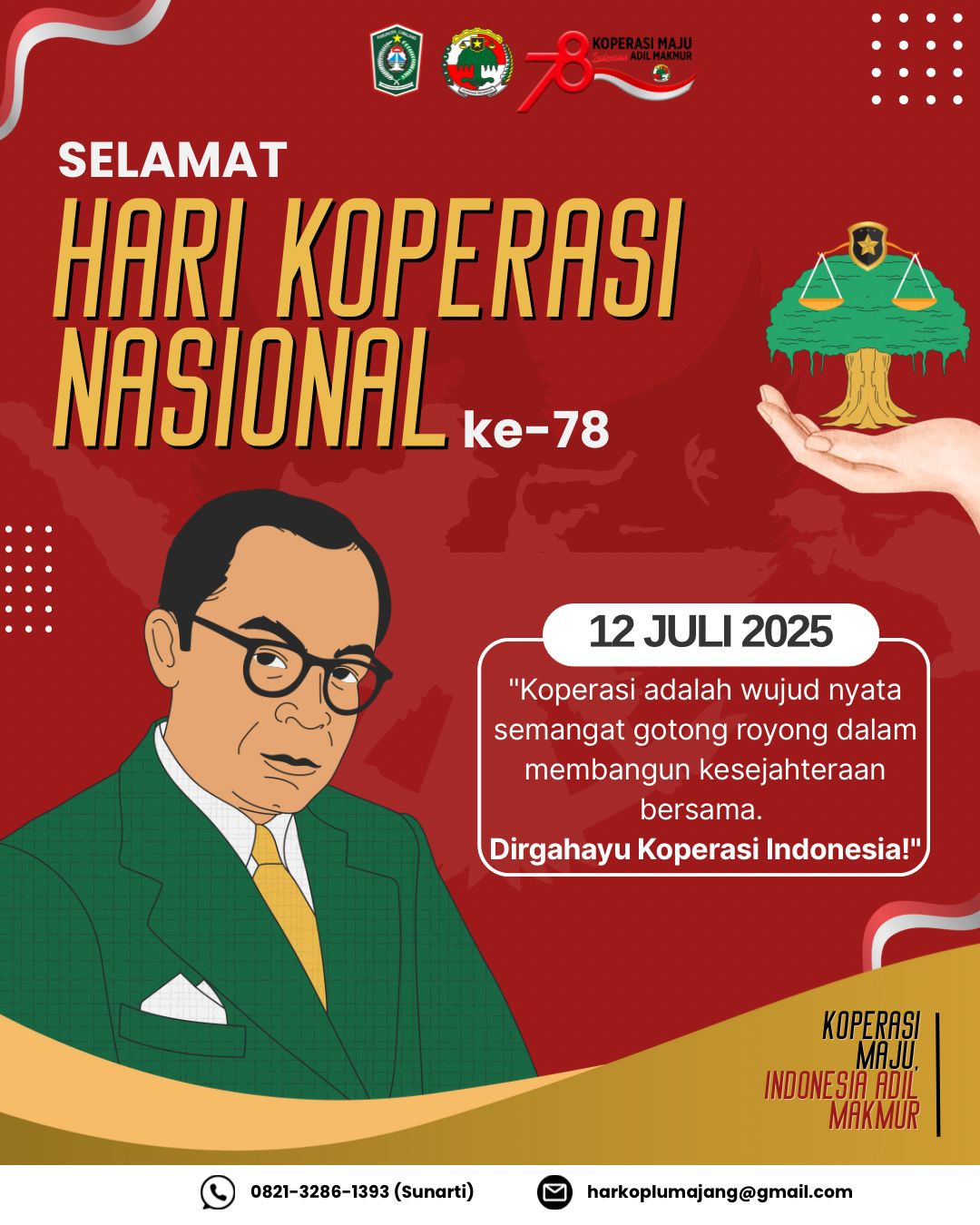 SELAMAT HARI KOPERASI NASIONAL KE-78