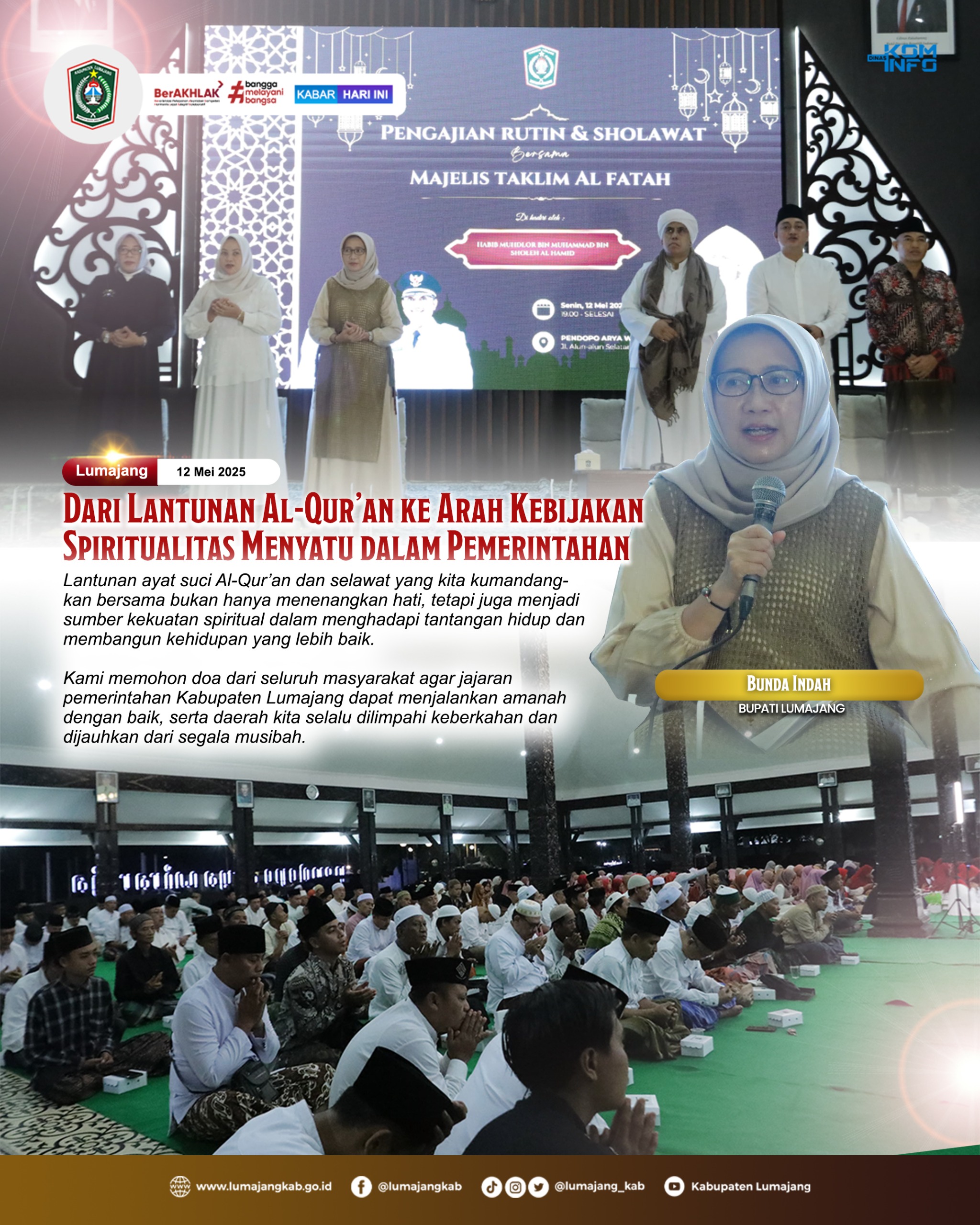 DARI LANTUNAN AL-QUR'AN KE ARAH KEBIJAKAN SPIRITUALITAS MENYATU DALAM PEMERINTAHAN