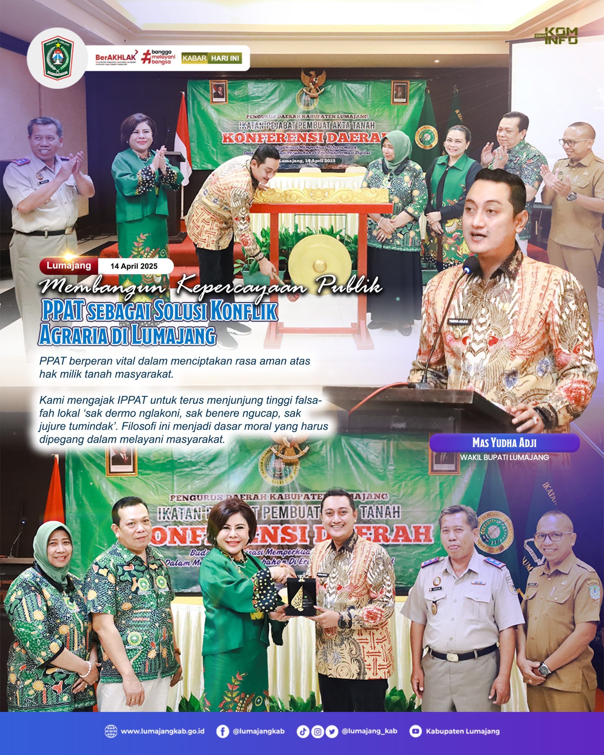 PPAT SEBAGAI SOLUSI KONFLIK AGRARIA DI LUMAJANG