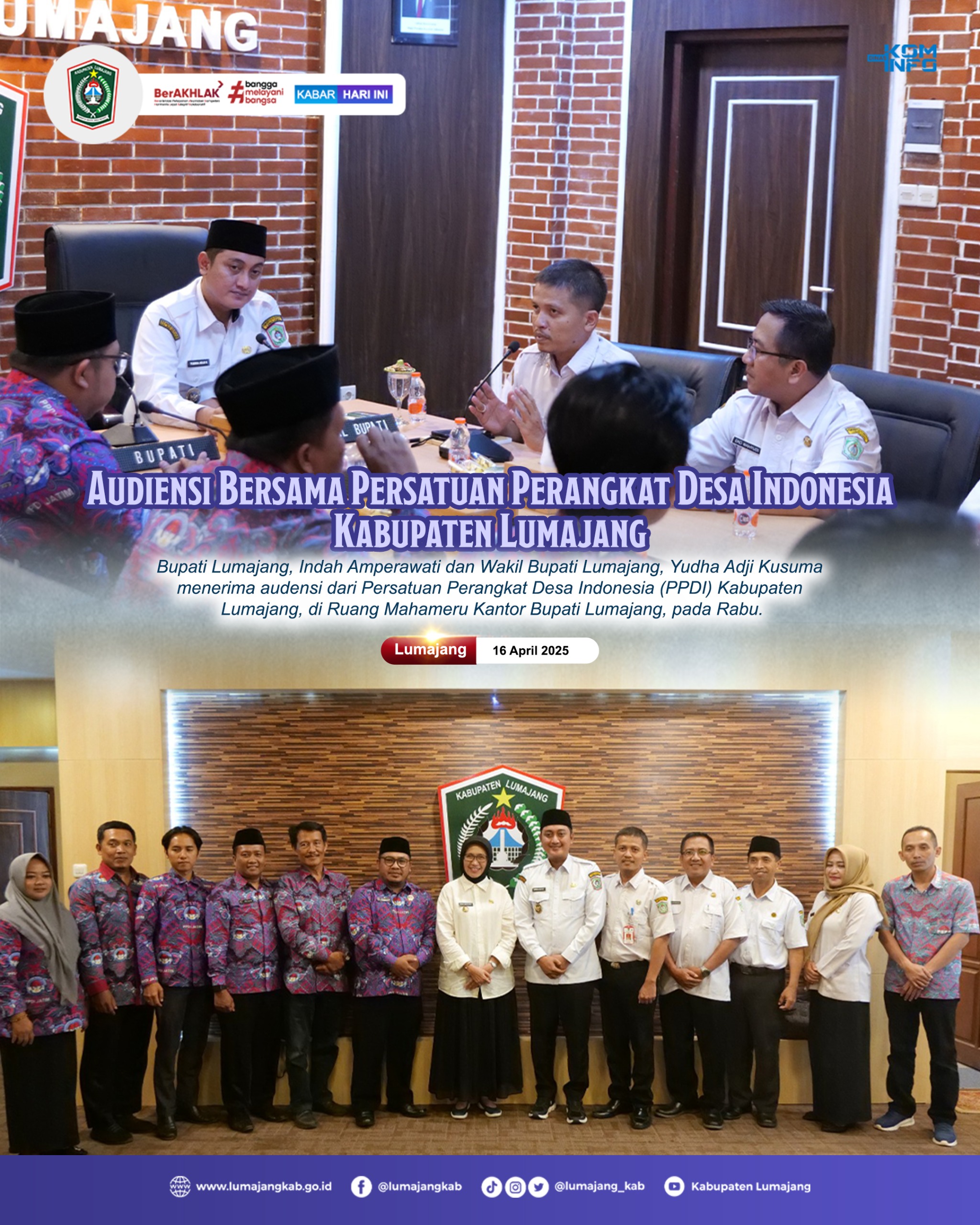 AUDENSI BERSAMA PPDI KABUPATEN LUMAJANG