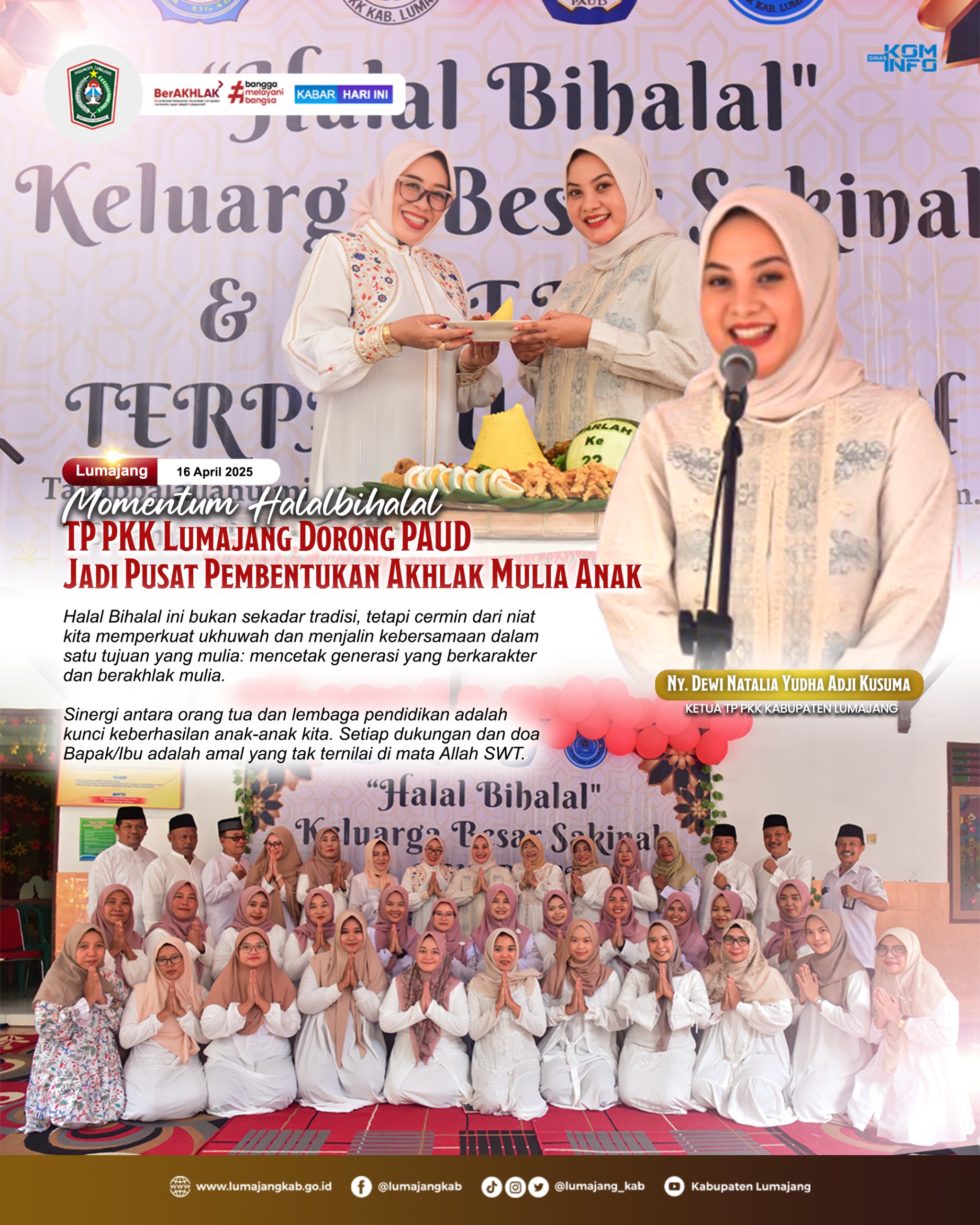 MOMENTUM HALAL BI HALAL KELUARGA BESAR SAKINAH