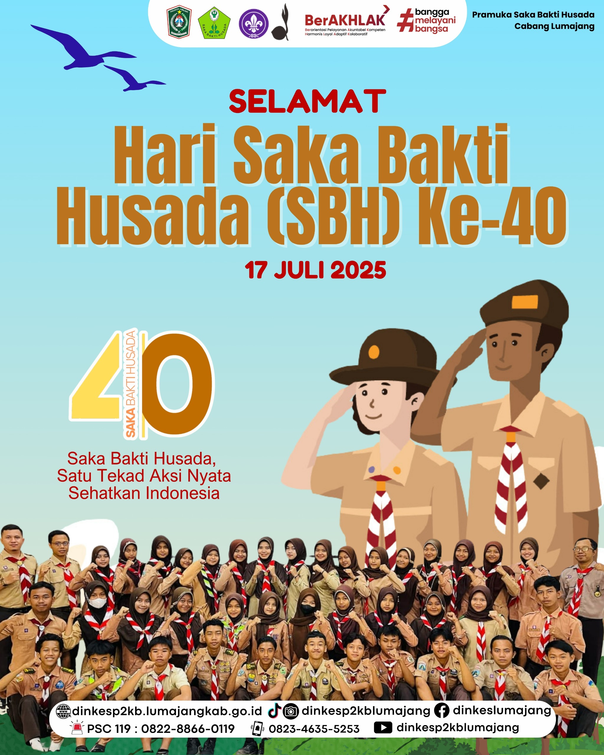 SELAMAT HARI SAKA BHAKTI HUSADA KE 40