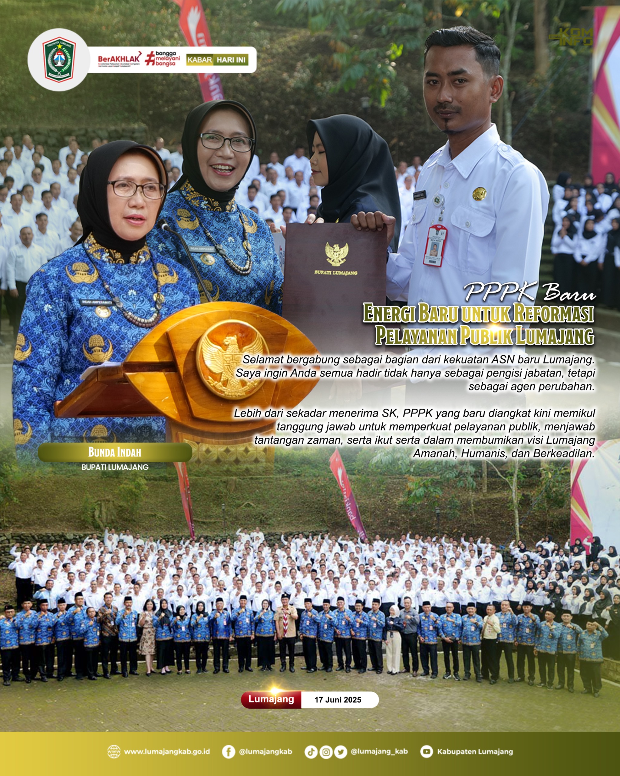 PPPK BARU ENERGI BARU UNTUK REFORMASI PELAYANAN PUBLIK LUMAJANG