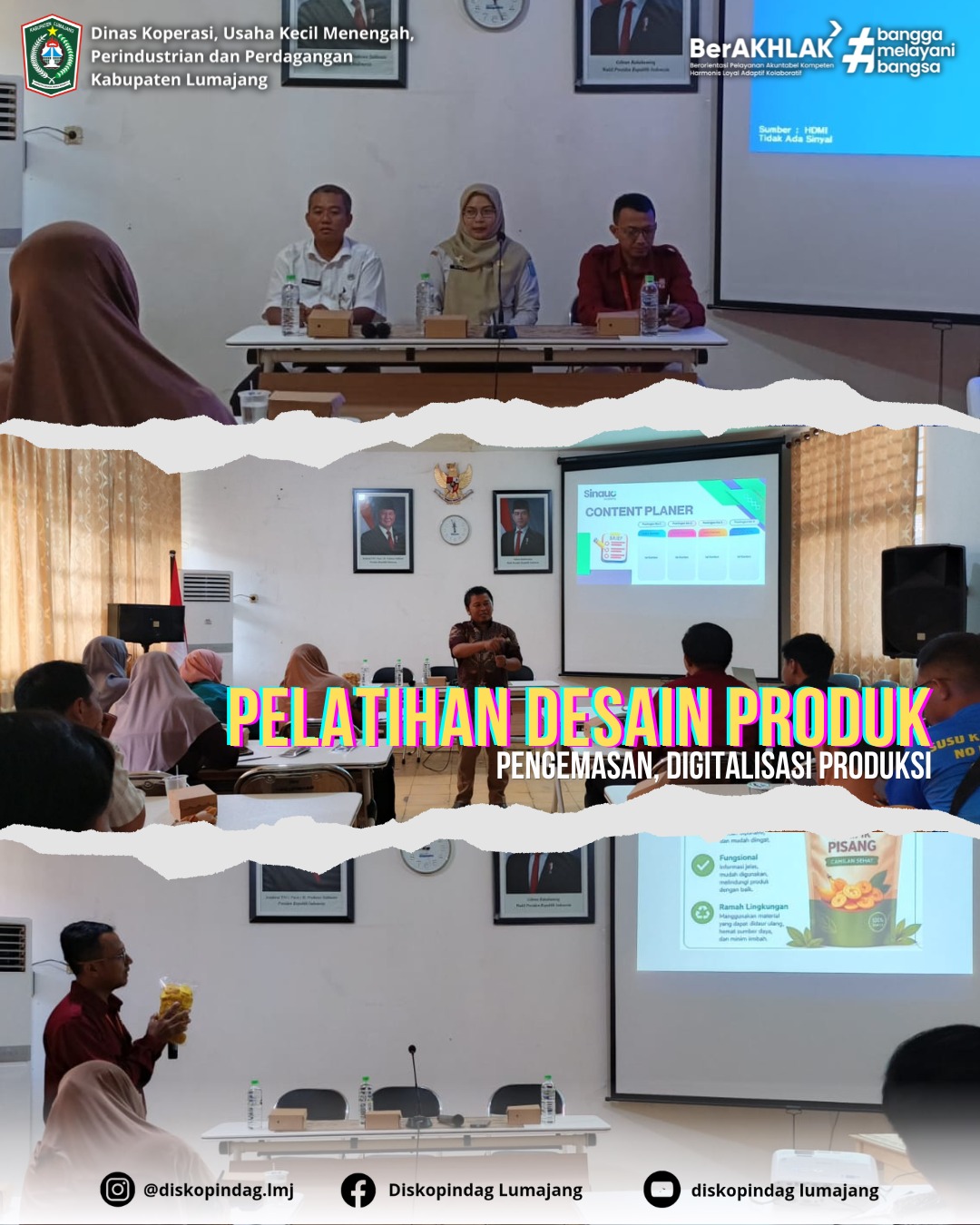 PELATIHAN DESAIN PRODUK DAN DIGITALISASI DORONG DAYA SAING IKM LUMAJANG