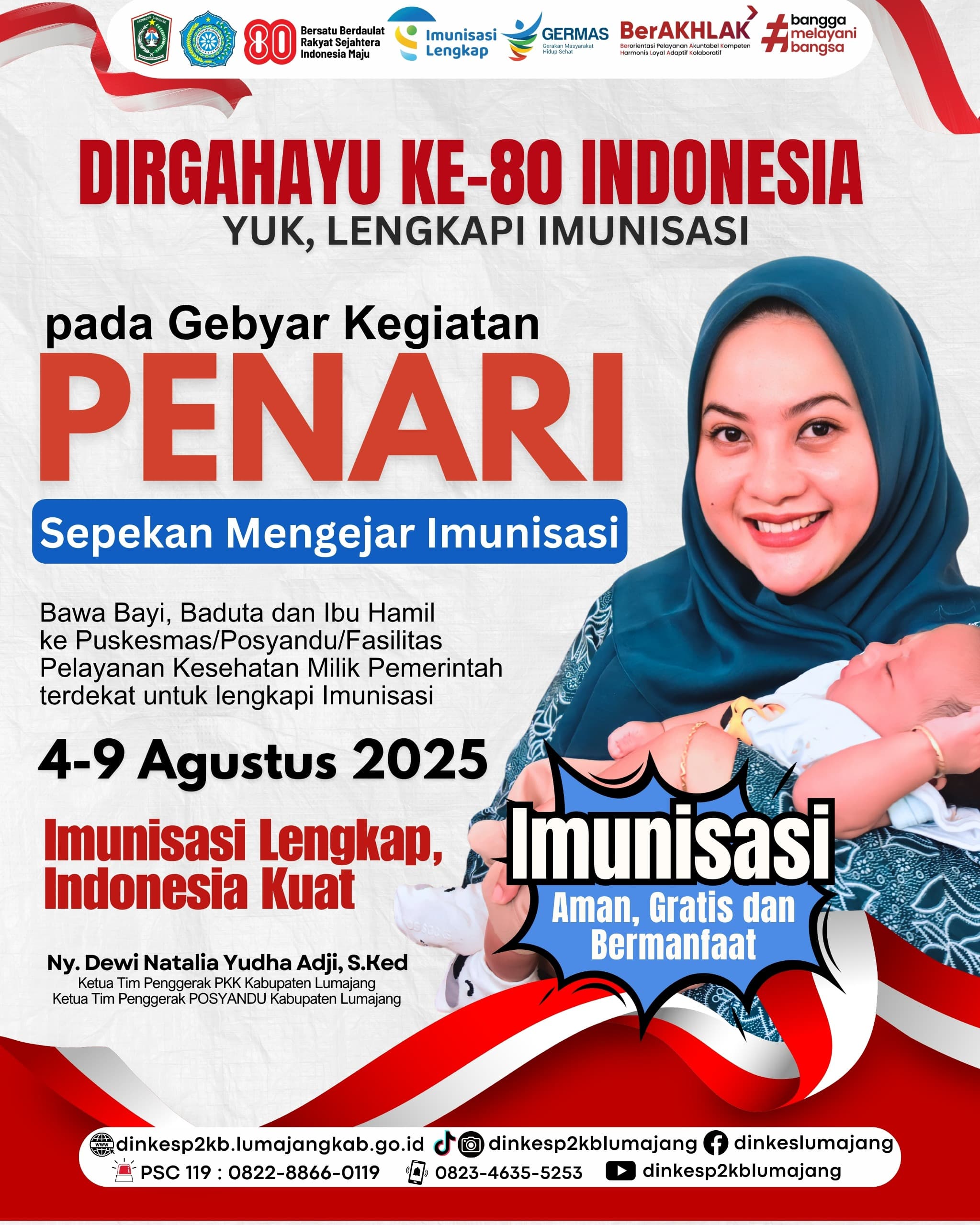 YUK LENGKAPI IMUNISASI PADA GEBYAR KEGIATAN PENARI