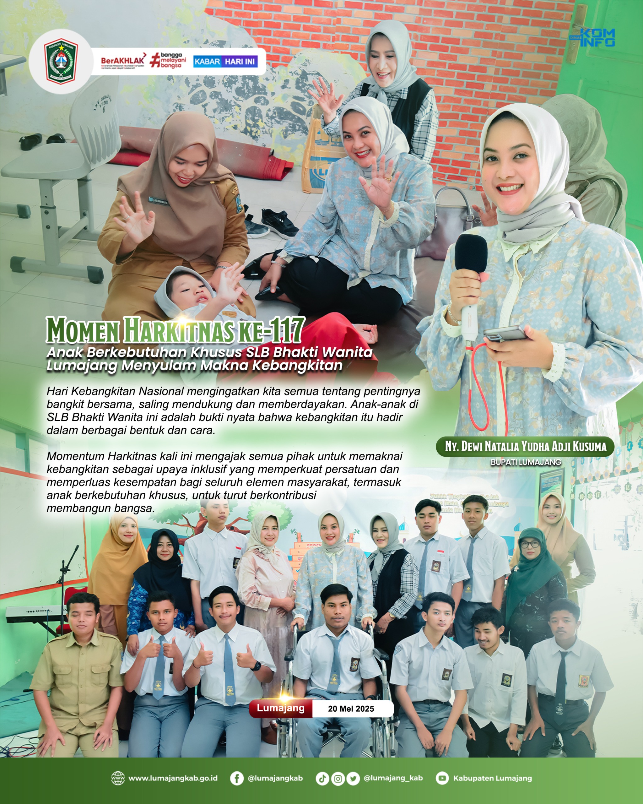 MOMEN HARKITNAS KE-117 SLB BHAKTI WANITA LUMAJANG MENYULAM MAKNA KEBANGKITAN