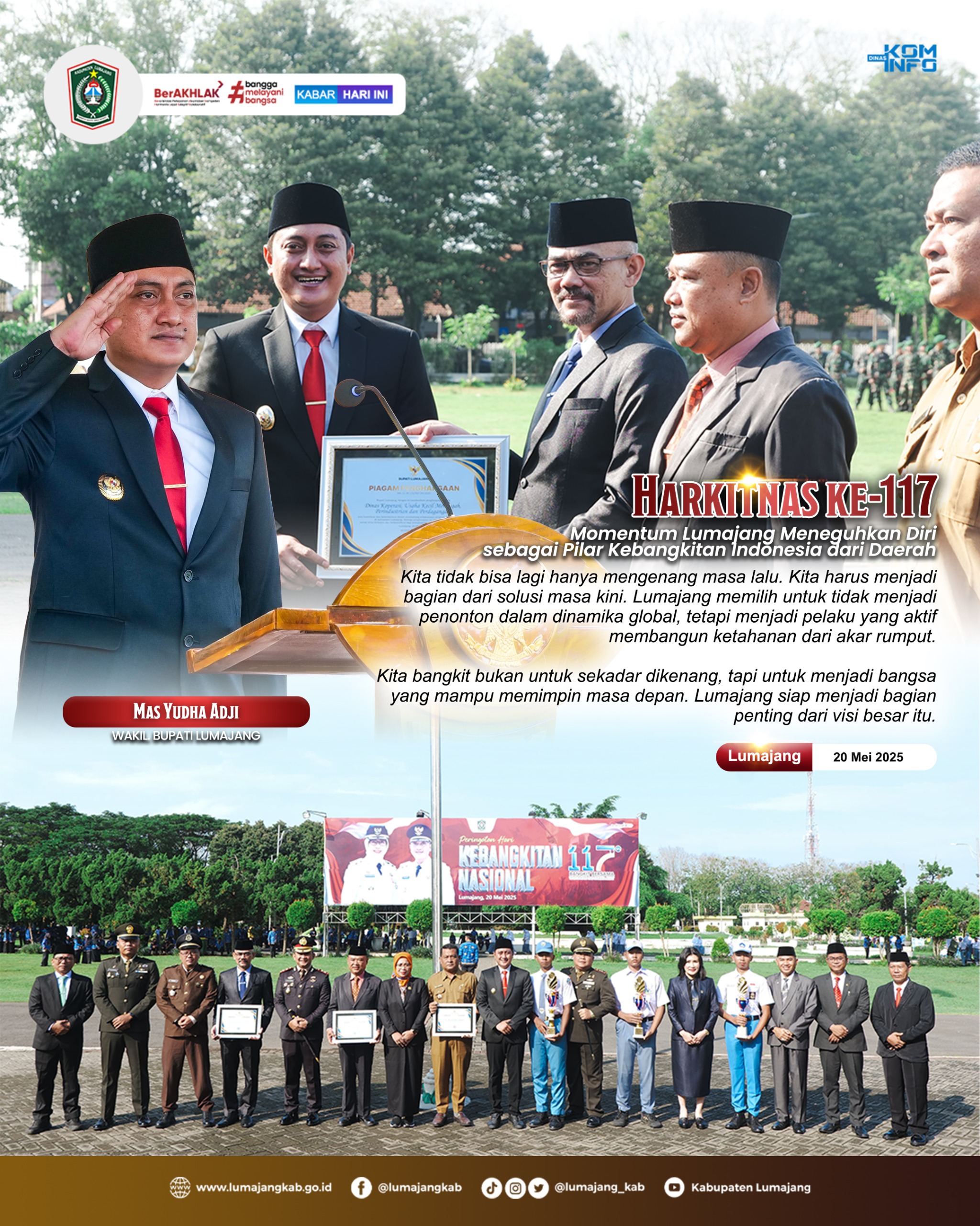 MOMENTUM LUMAJANG MENEGUHKAN DIRI SEBAGAI PILAR KEBANGKITAN INDONESIA