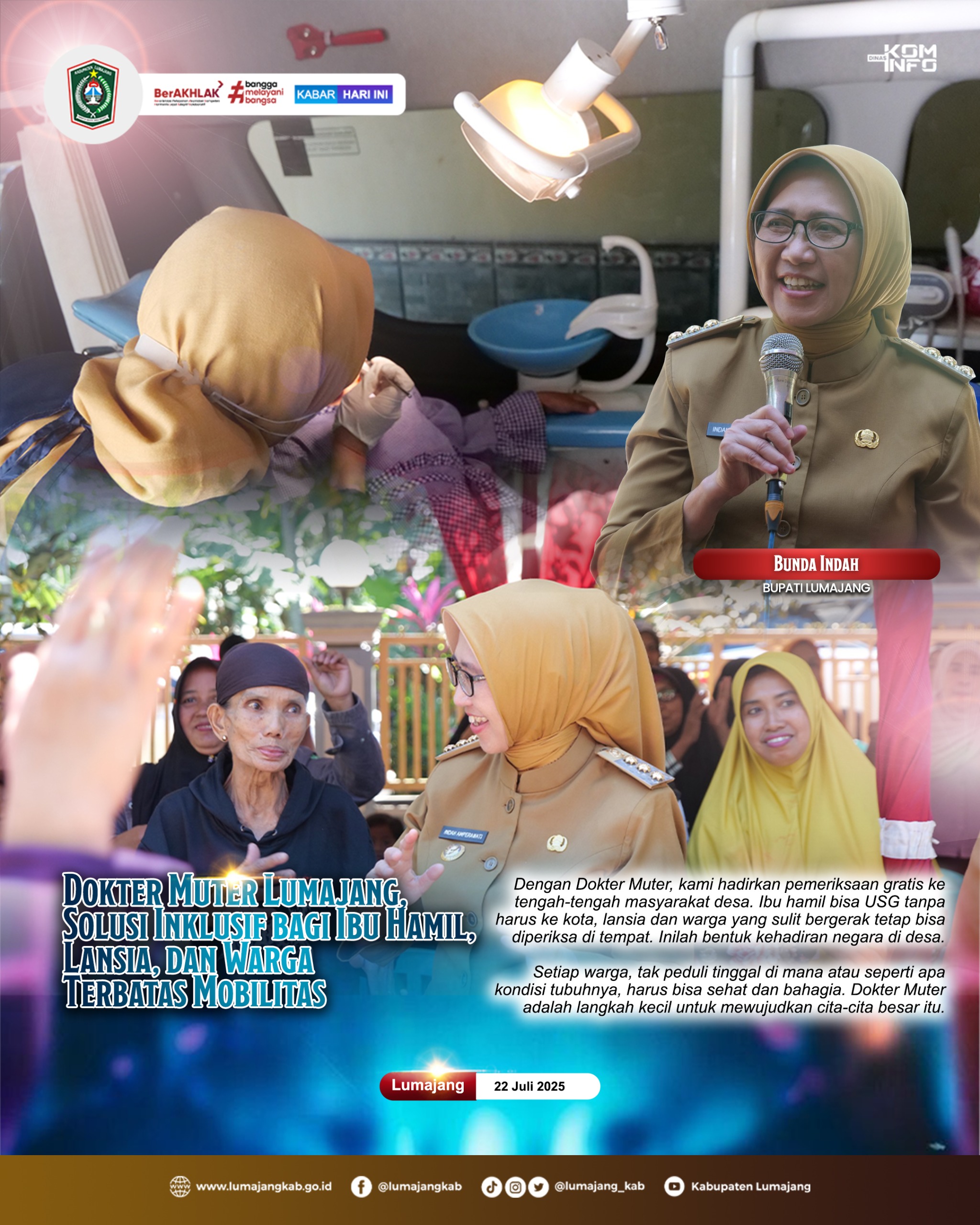 DOKTER MUTER LUMAJANG SOLUSI INKLUSIF BAGI IBU HAMIL, LANSIA, DAN WARGA TERBATAS MOBILITAS