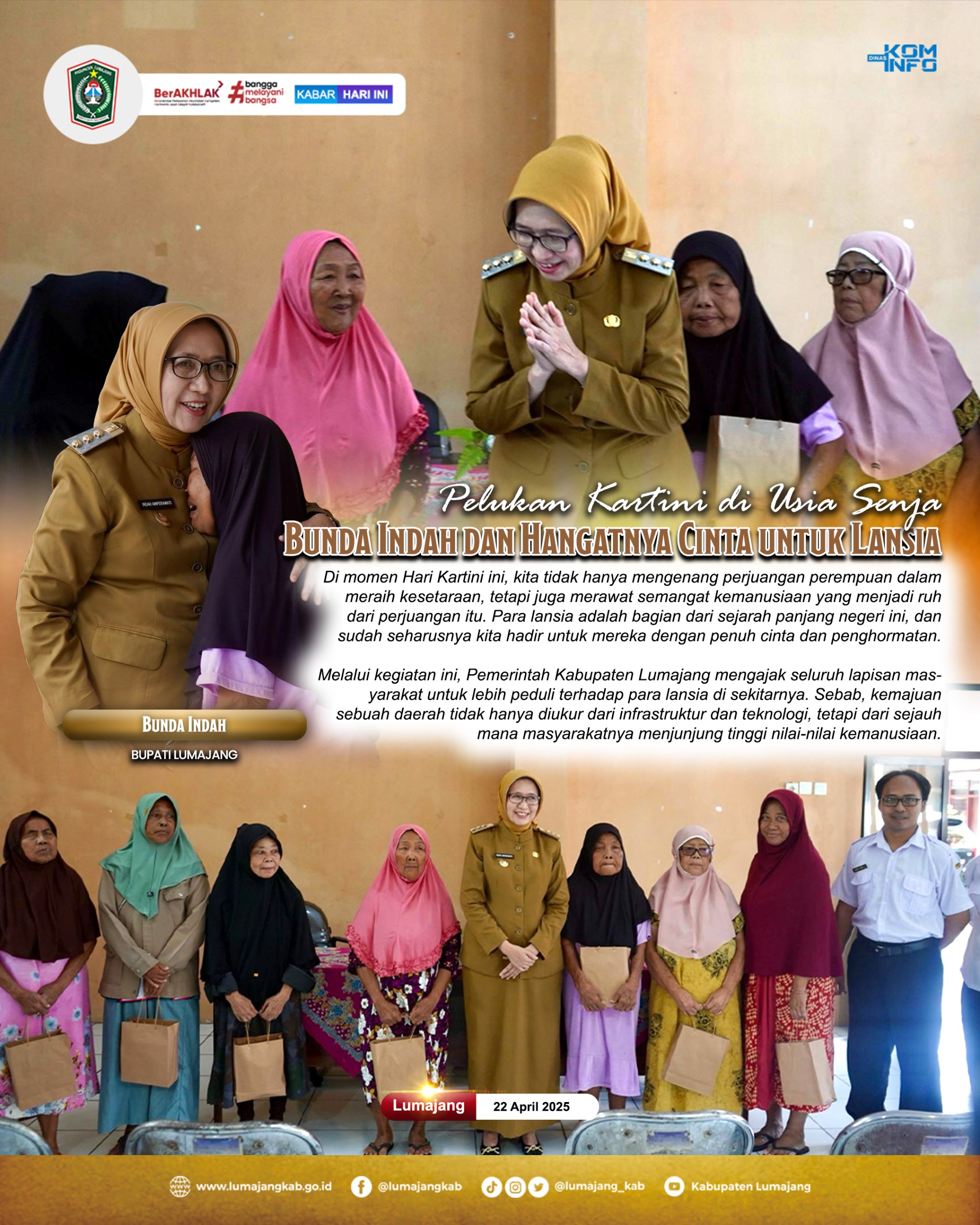 PELUKAN KARTINI DI USIA SENJA DAN HANGATNYA CINTA UNTUK LANSIA