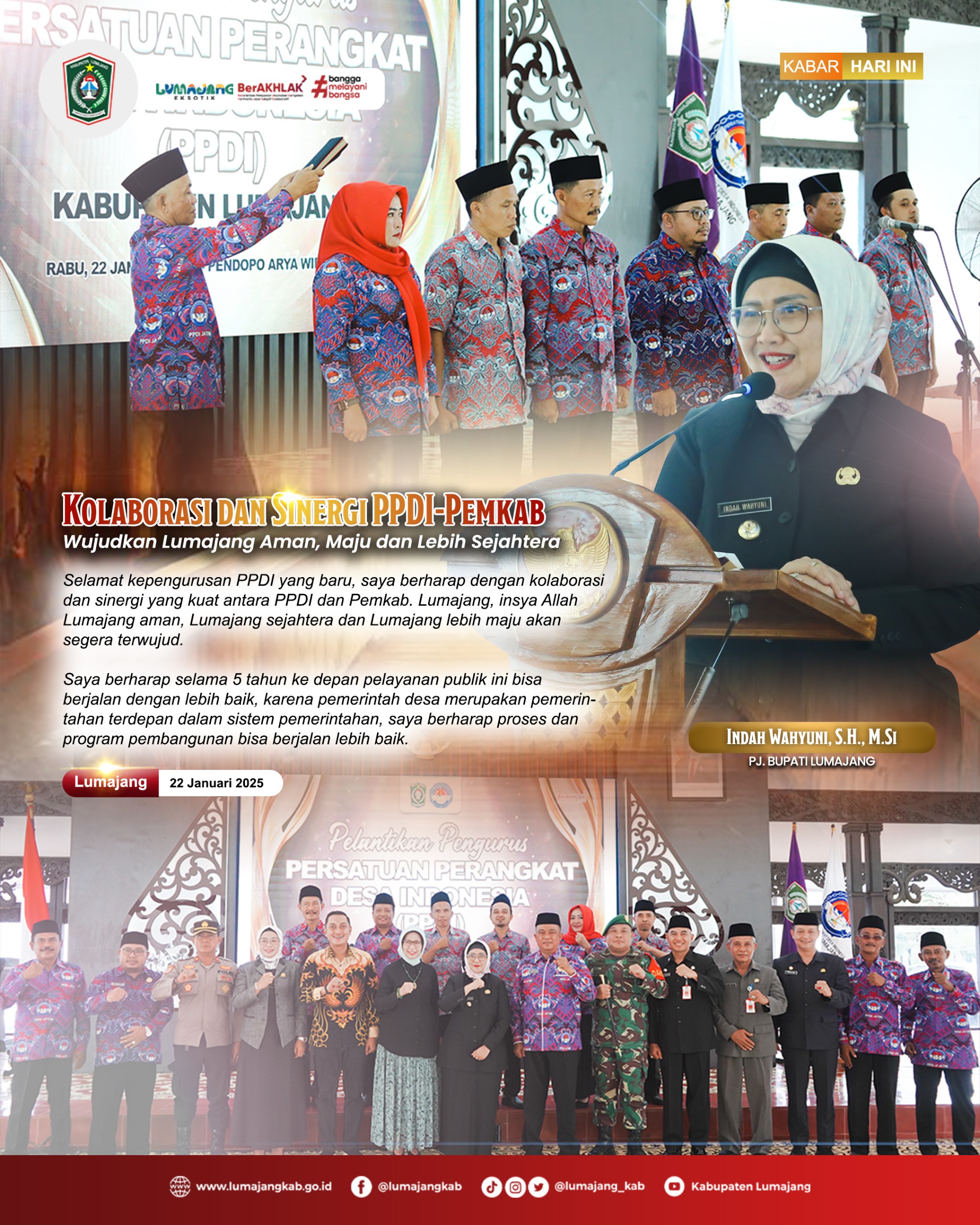 KOLABORASI DAN SINERGI PPDI - PEMKAB