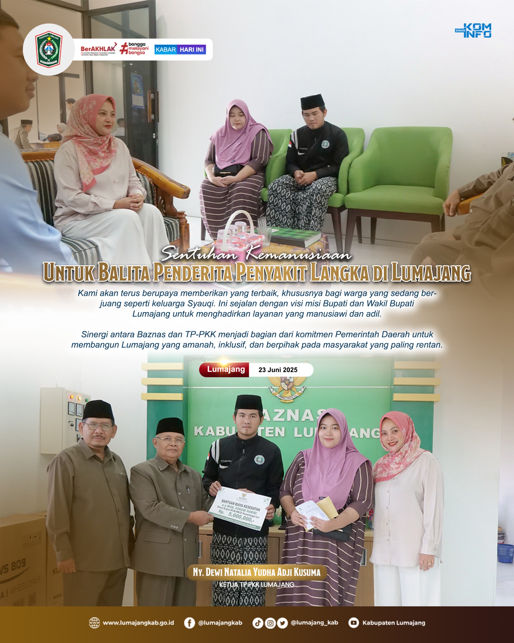 SENTUHAN KEMANUSIAAN UNTUK BALITA PENDERITA PENYAKIT LANGKA DI LUMAJANG