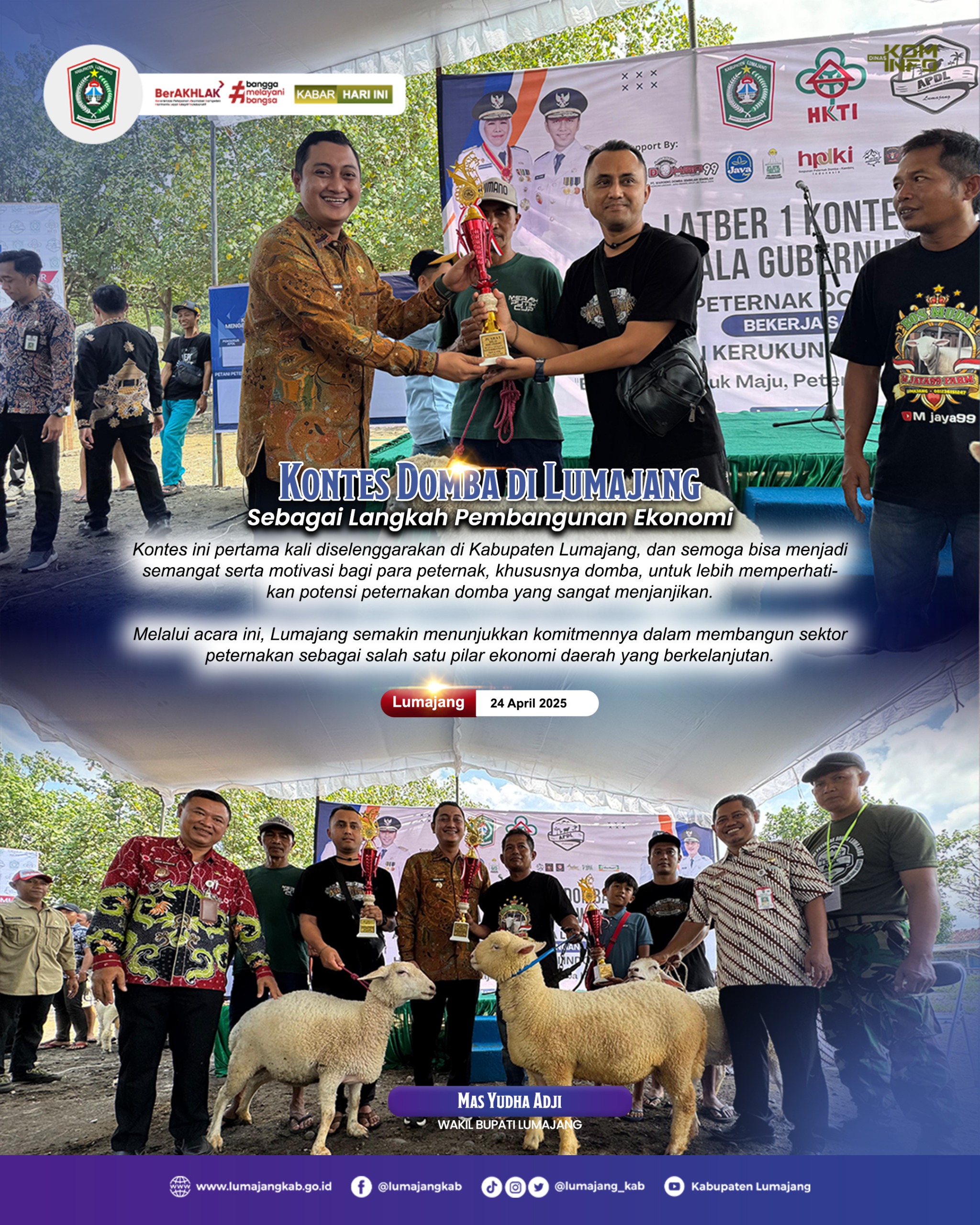 KONTES DOMBA DI LUMAJANG SEBAGAI LANGKAH PEMBANGUNAN EKONOMI
