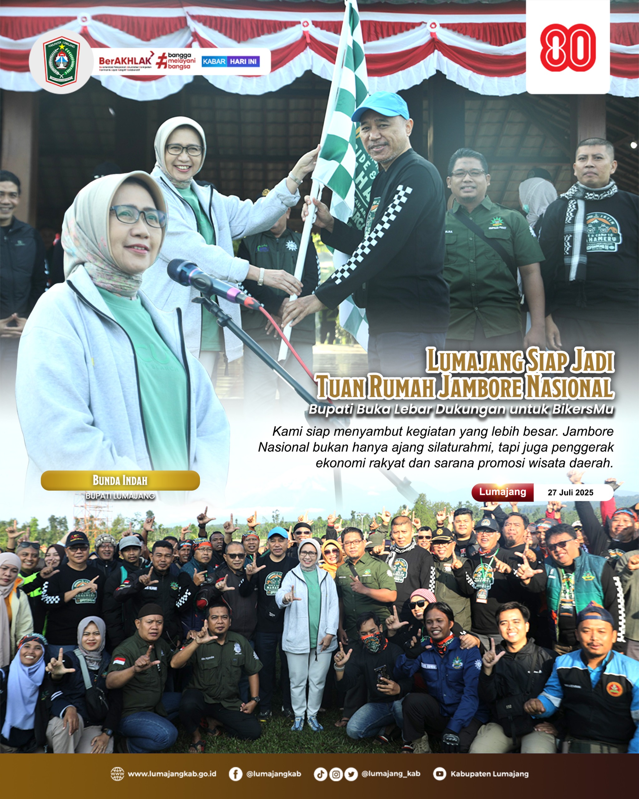 LUMAJANG SIAP JADI TUAN RUMAH JAMBORE NASIONAL