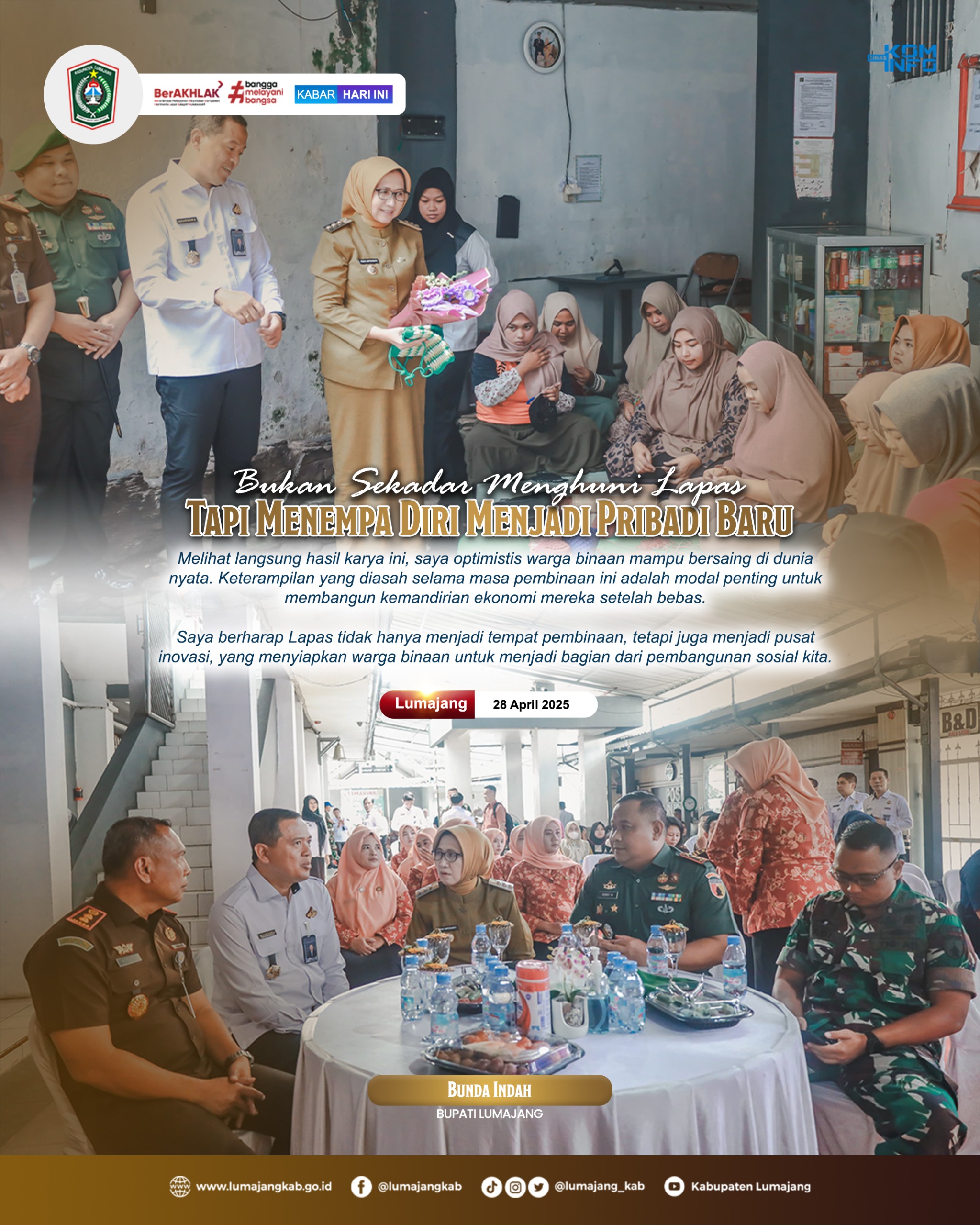 BUKAN SEKEDAR MENGHUNI LAPAS