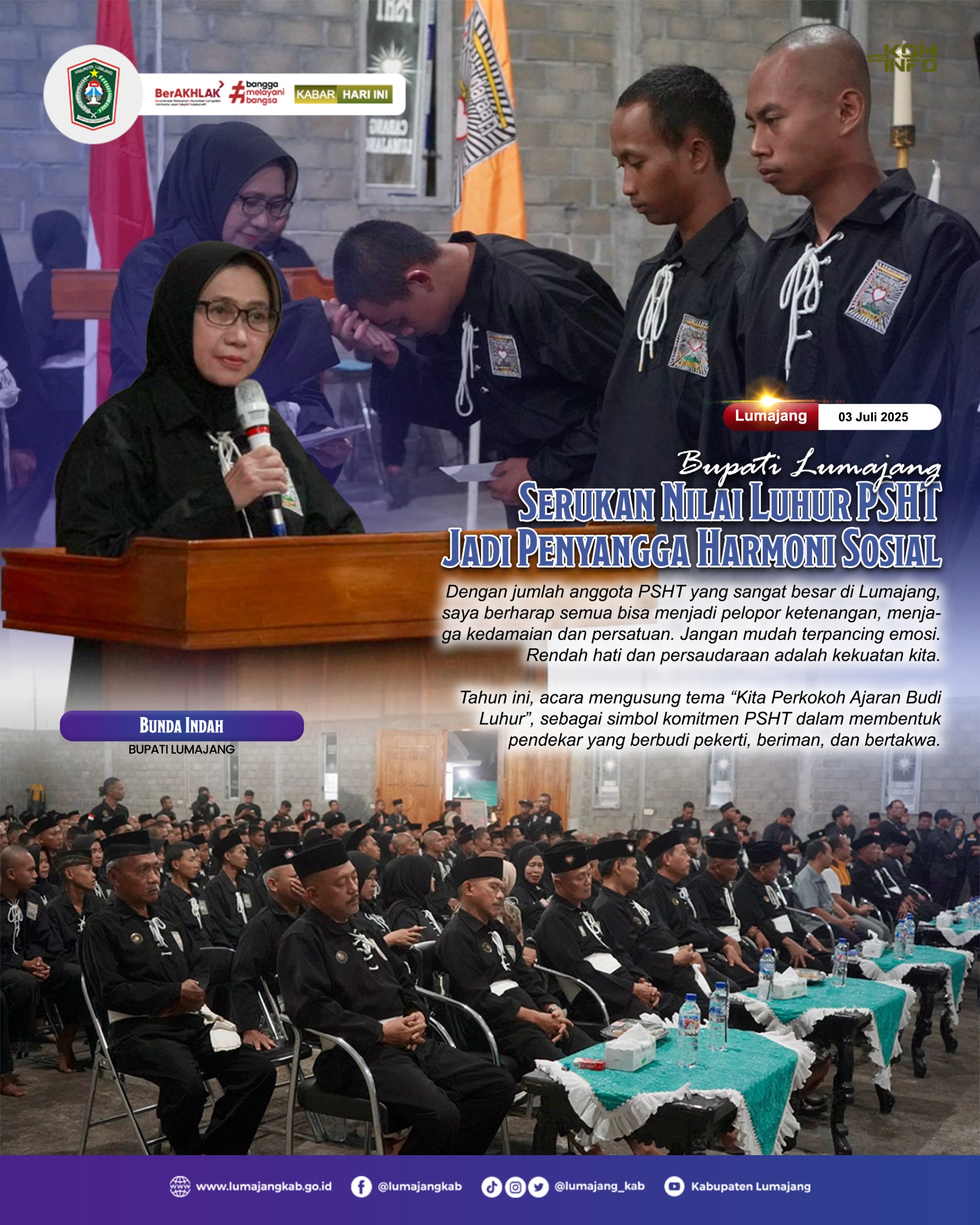 SERUKAN NILAI LUHUR PSHT JADI PENYANGGA HARMONI SOSIAL