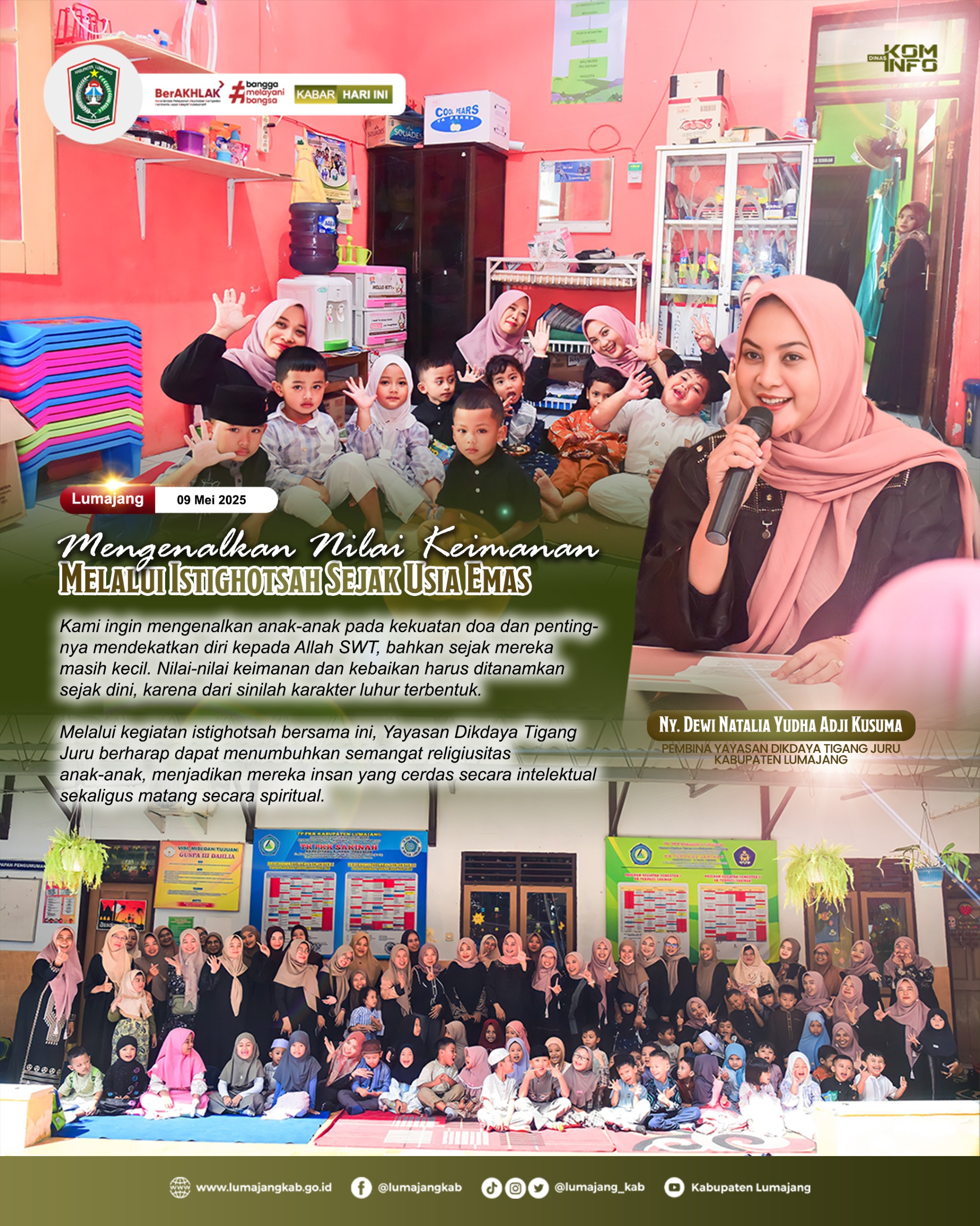 MENGENALKAN NILAI KEIMANAN MELALUI ISTIGHOTSAH SEJAK USIA EMAS