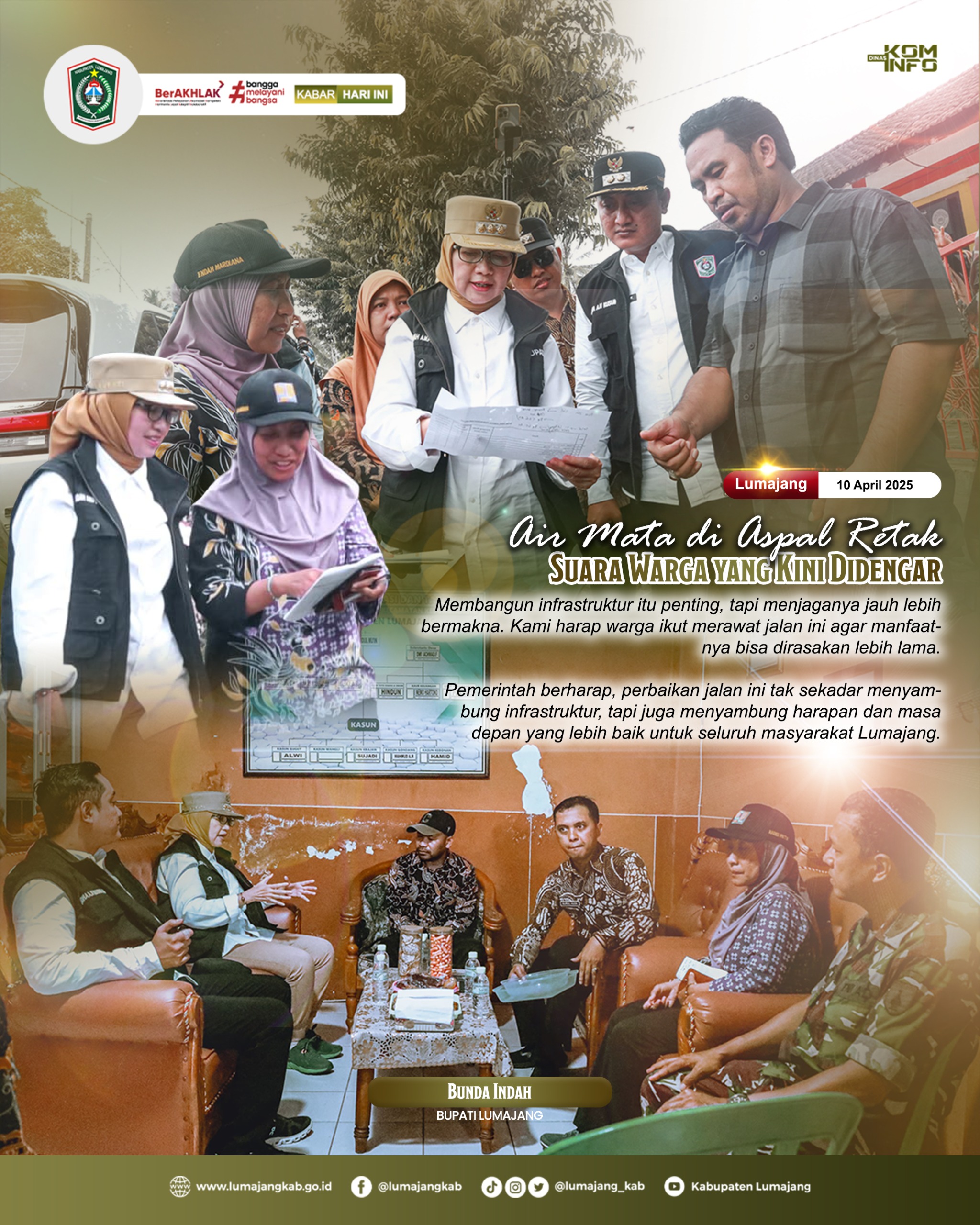 AIR MATA DI ASPAL RETAK, SUARA WARGA YANG KINI DIDENGAR