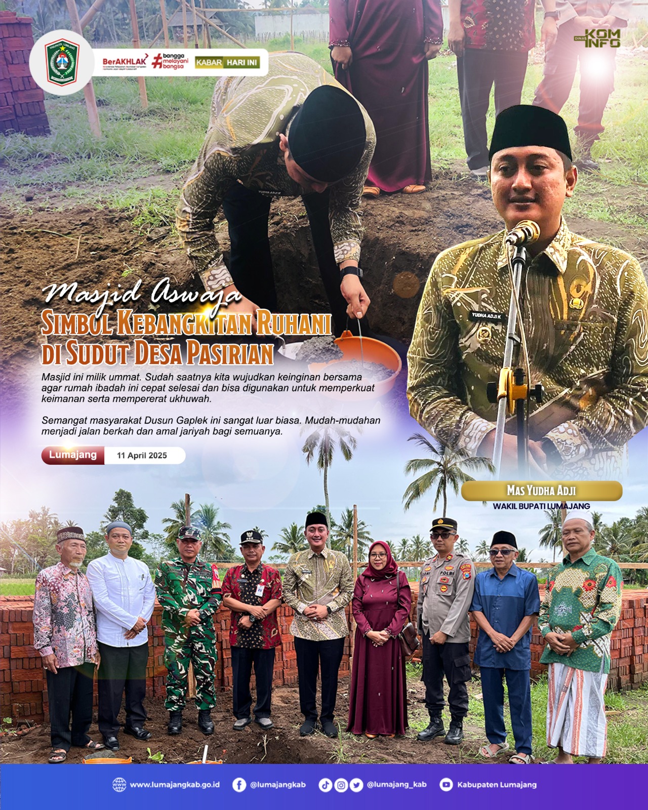 MASJID ASWAJA SIMBOL KEBANGKITAN RUHANI DI SUDUT DESA PASIRIAN