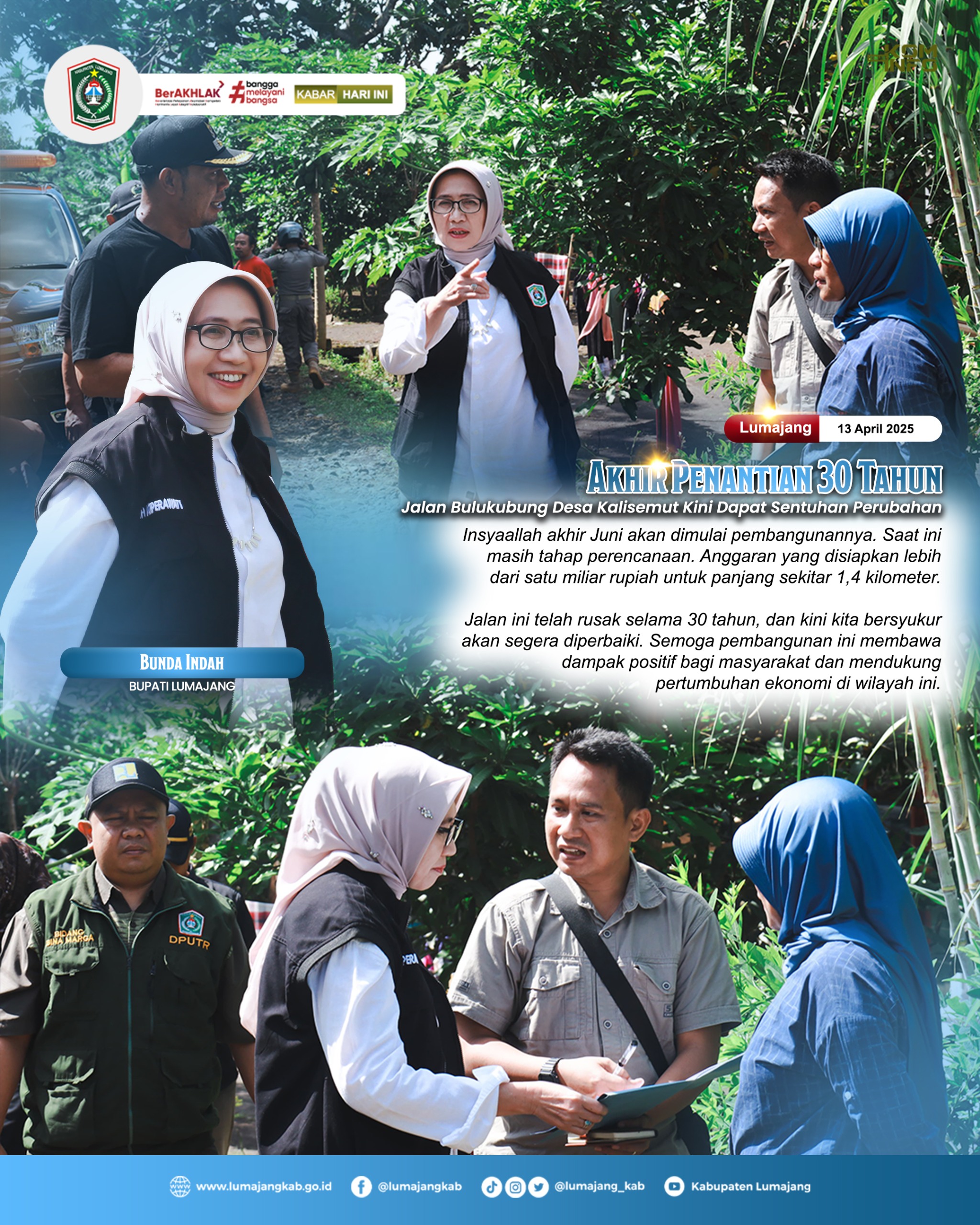 AKHIR PENANTIAN 30 TAHYN DESA KALISEMUT DAPAT SENTUHAN PERUBAHAN