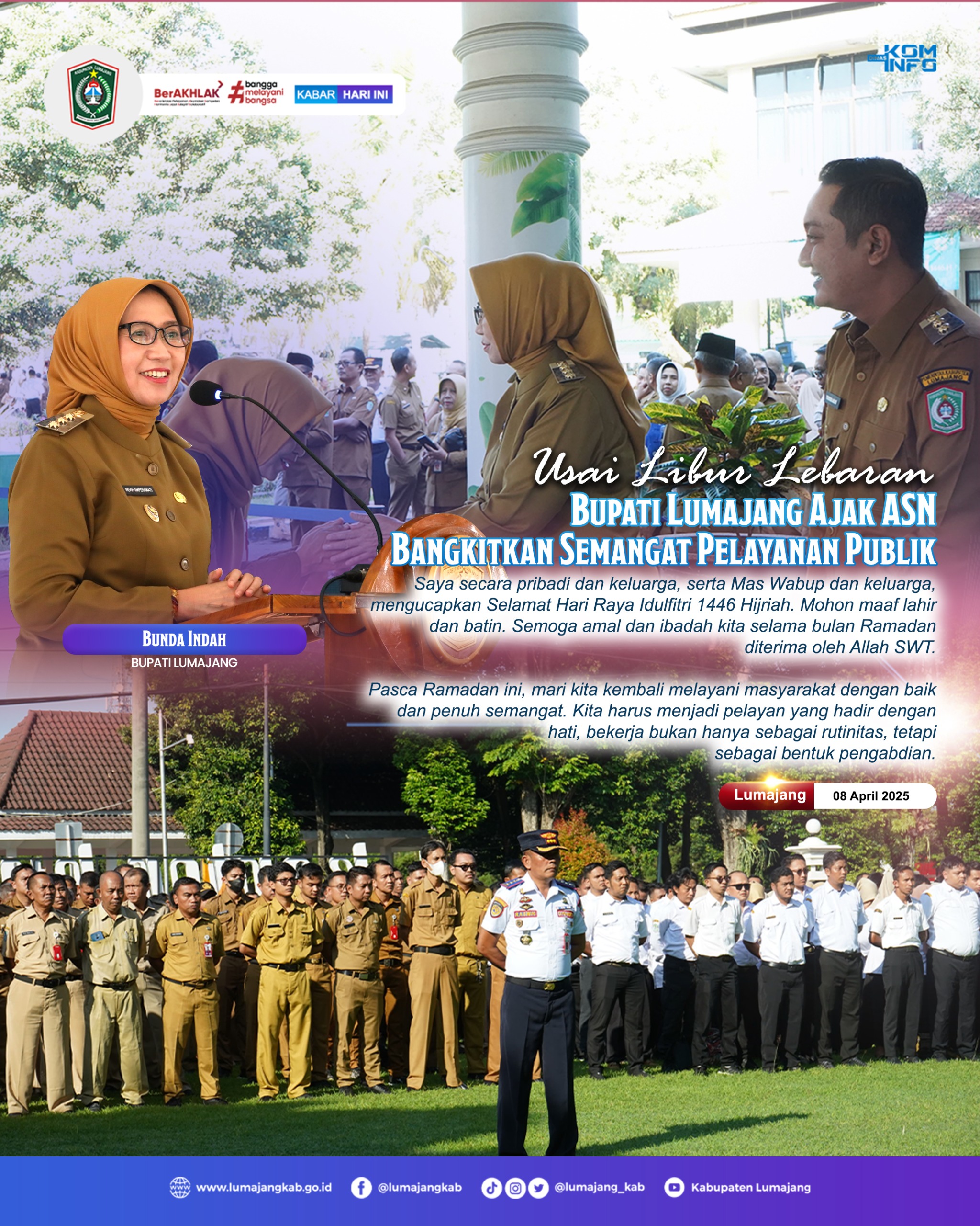 BANGKITKAN SEMANGAT PELAYANAN PUBLIK DI KABUPATEN LUMAJANG