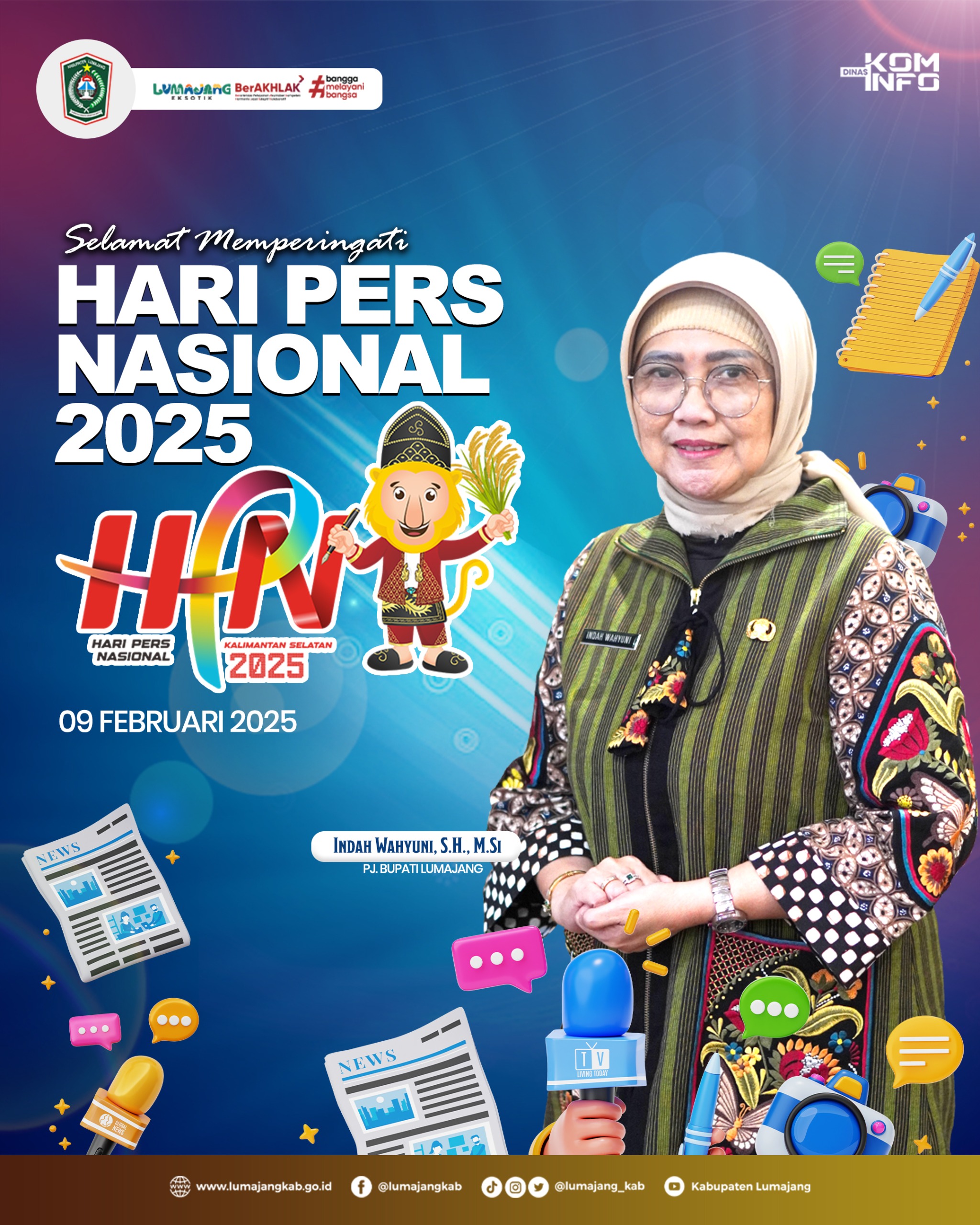 SELAMAT MEMPERINGATI HARI PERS NASIONAL 2025