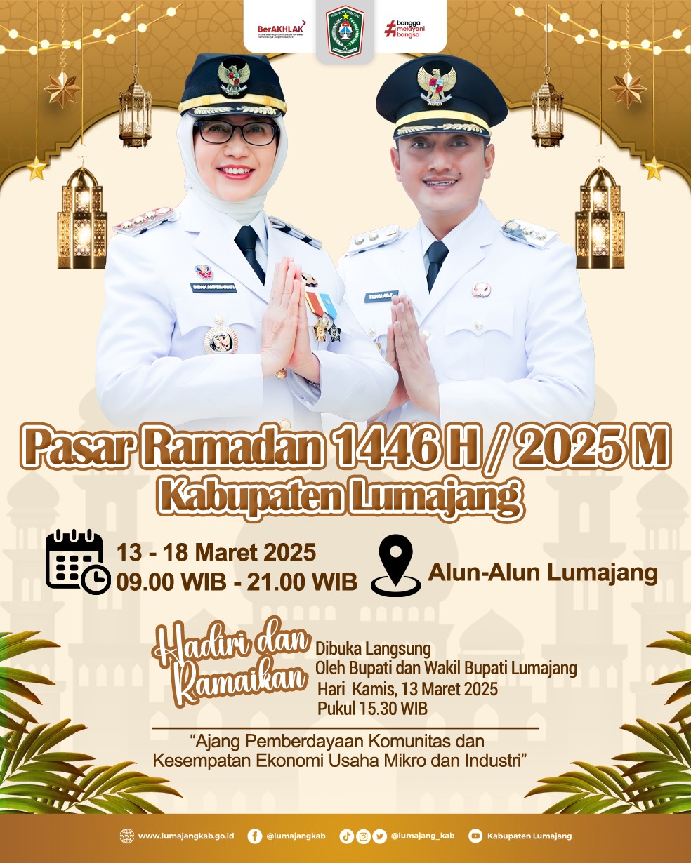 RAMAIKAN PASAR RAMADHAN 13-18 MARET 2025 DI ALUN-ALUN LUMAJANG