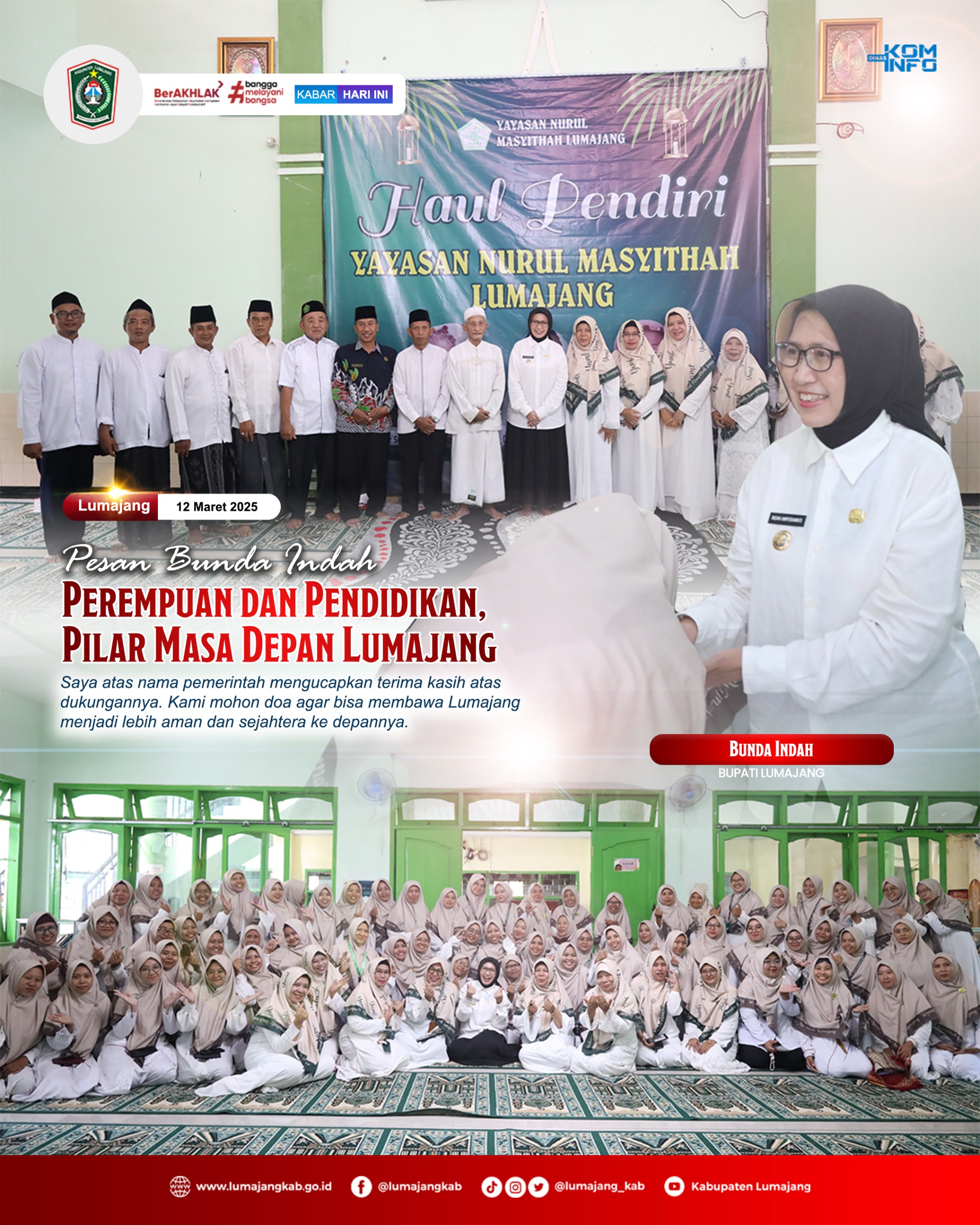 PEREMPUAN DAN PENDIDIKAN, PILAR MASA DEPAN LUMAJANG