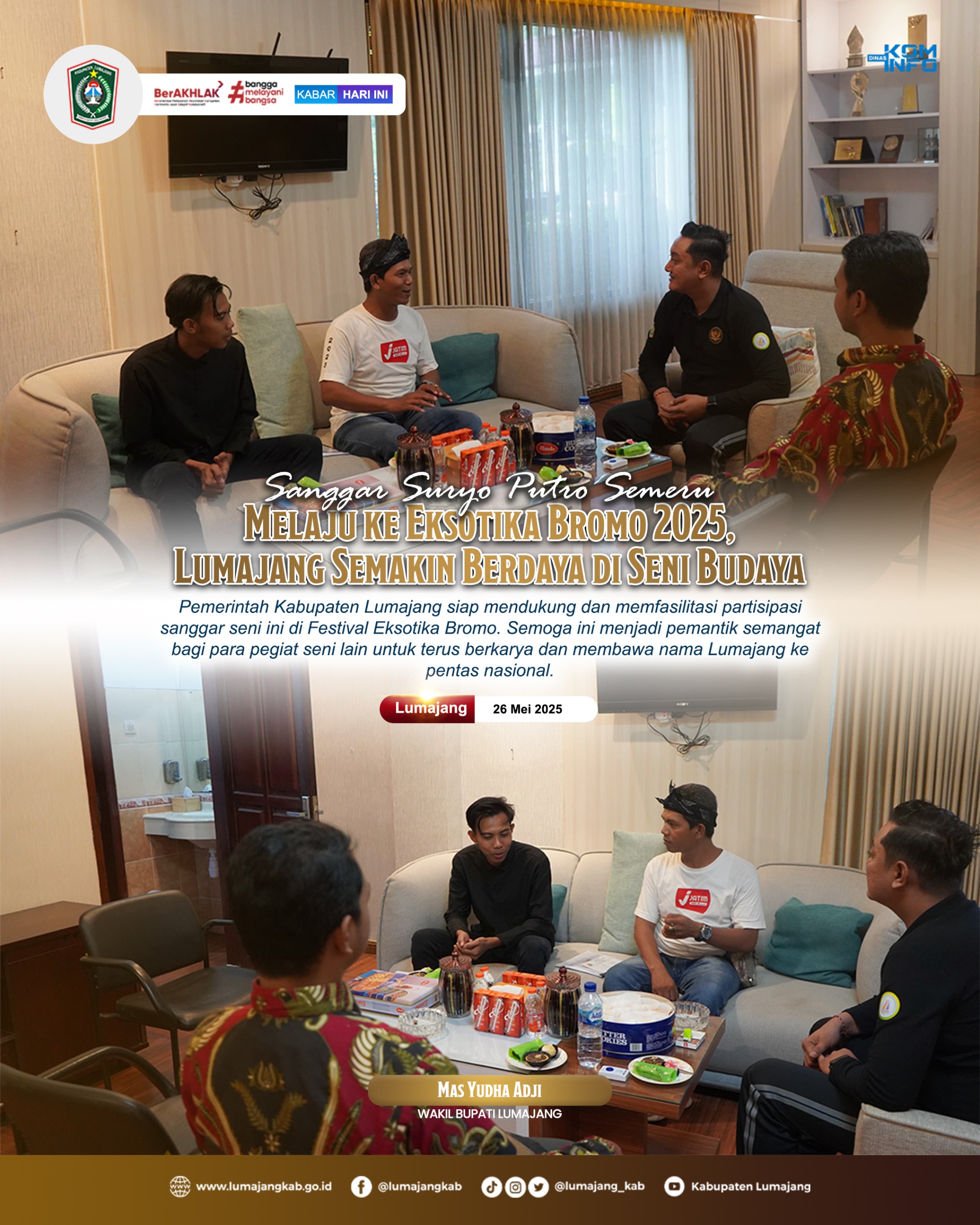 MELAJU KE EKSOTIKA BROMO 2025, LUMAJANG SEMAKIN BERDAYA DI SENI BUDAYA