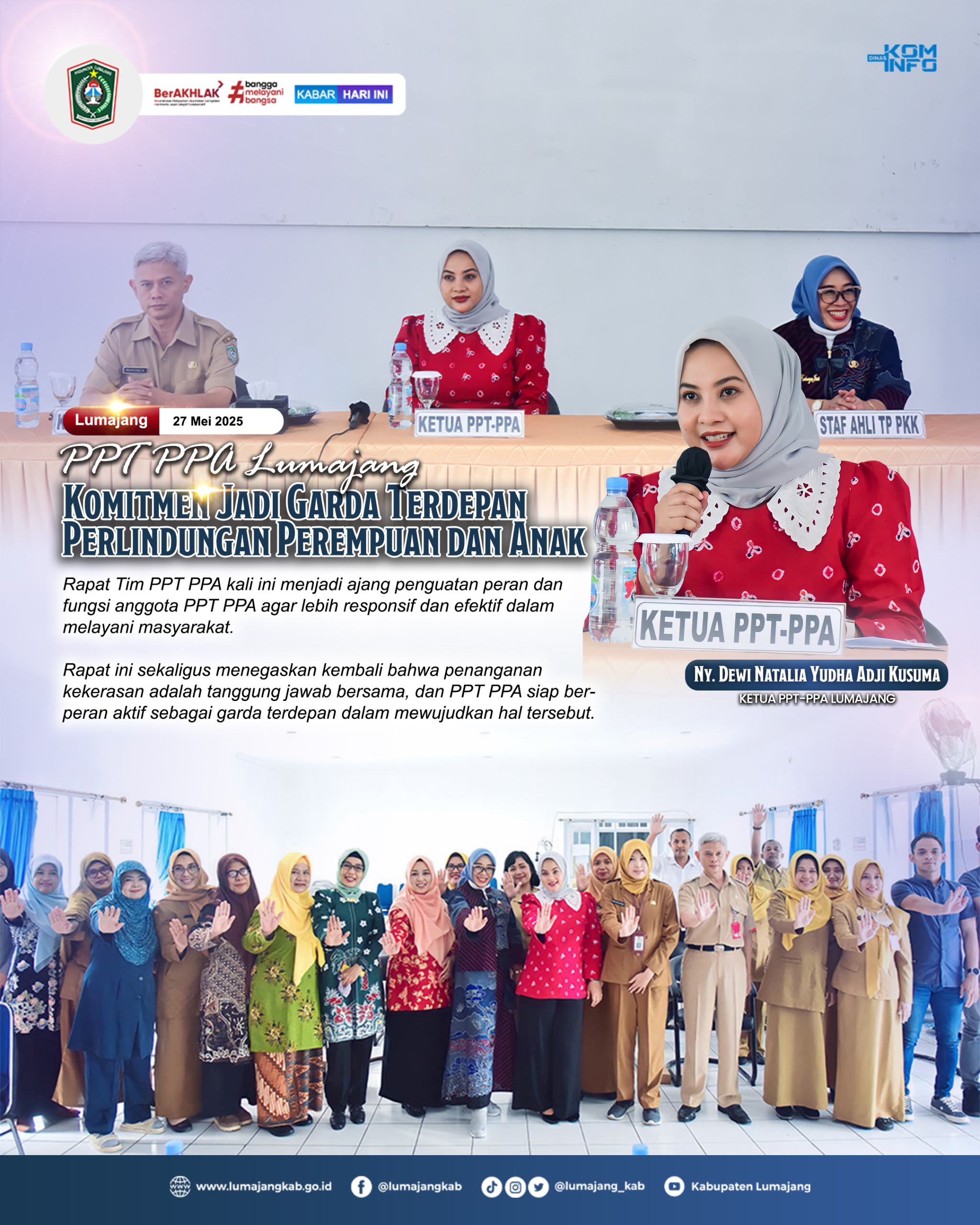 PPT PPA LUMAJANG KOMITMEN JADI GARDA TERDEPAN PERLINDUNGAN PEREMPUAN DAN ANAK 