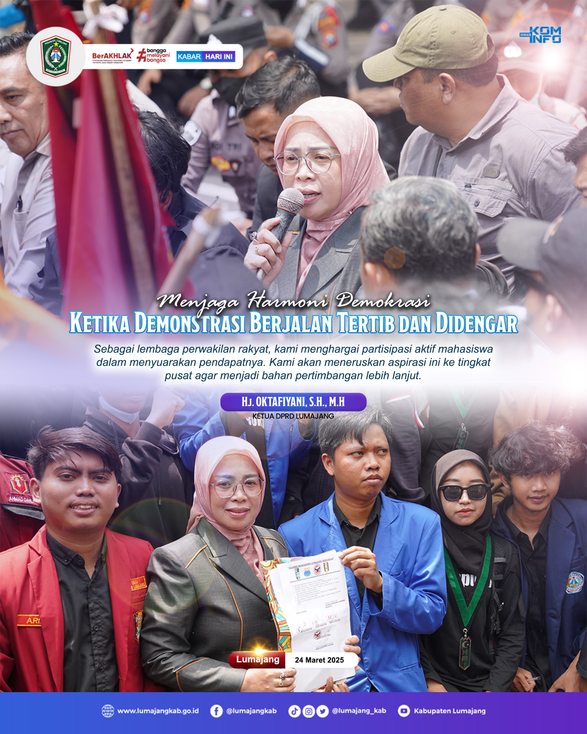 DEMOKRASI SEHAT, ASPIRASI DIDENGAR