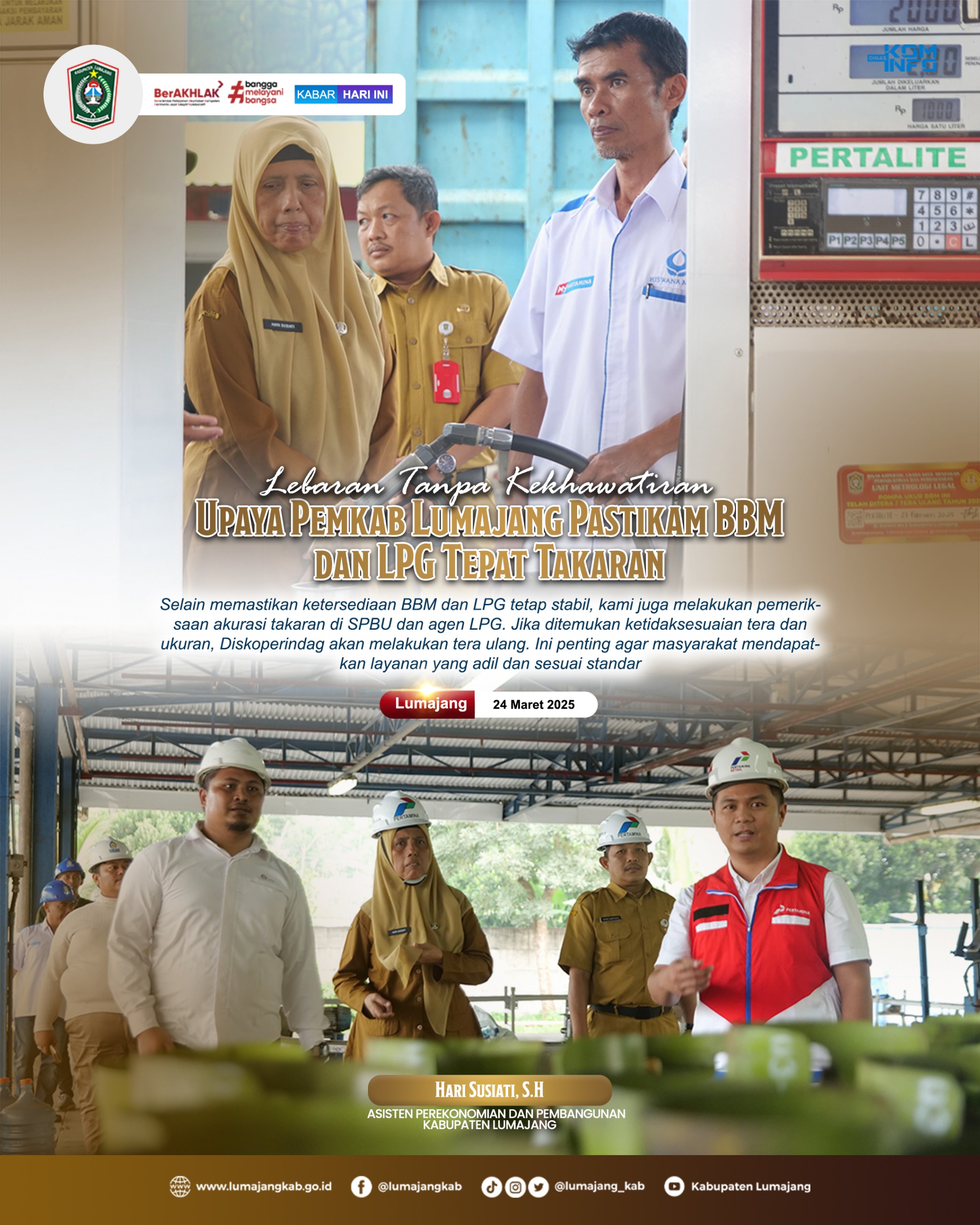 Lebaran Nyaman, BBM & LPG Tepat Takaran!